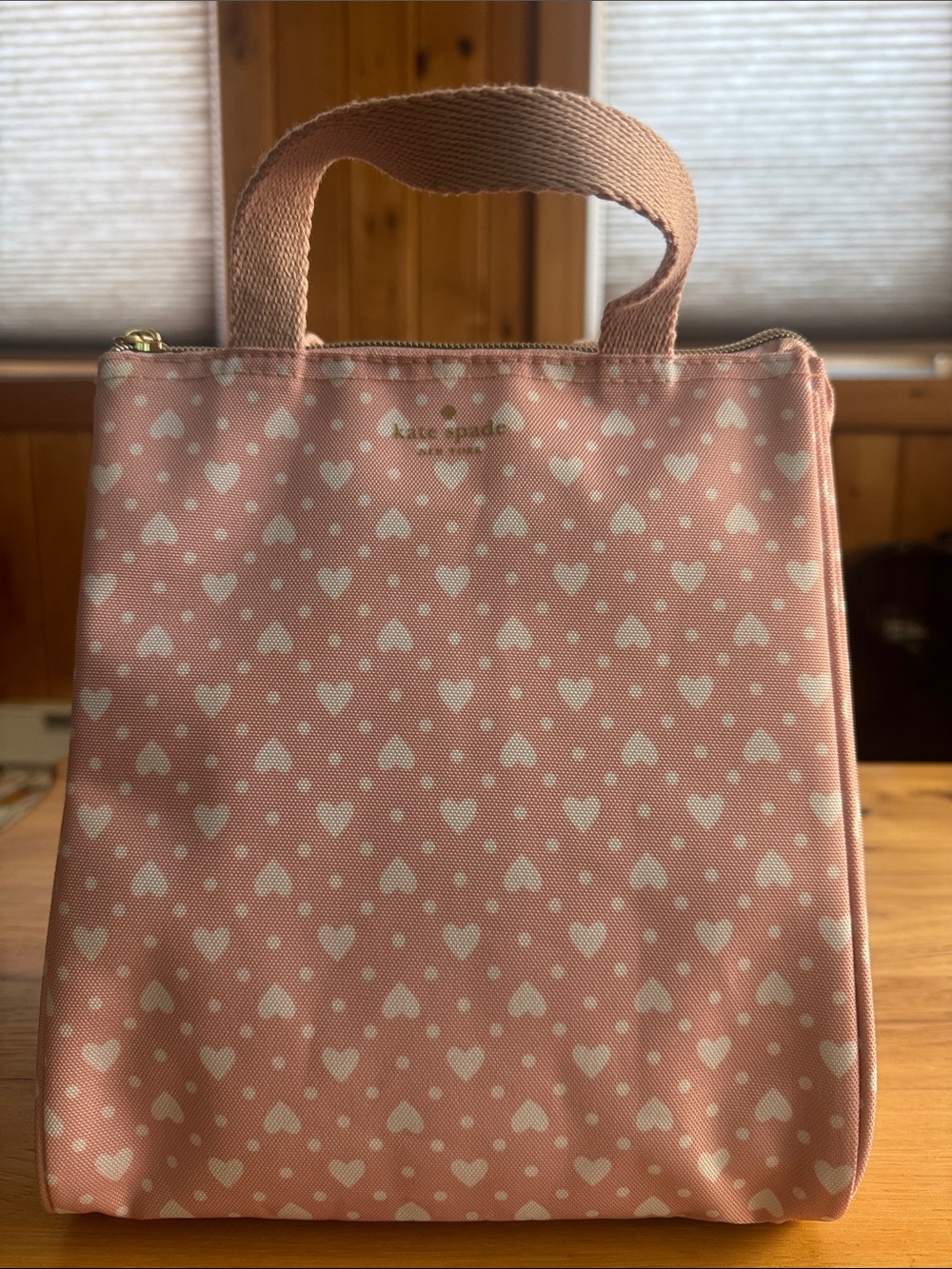 Kate Spade Pink Heart Print Tote